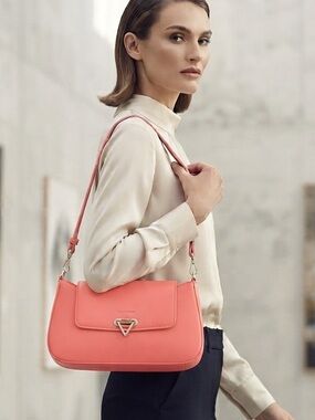 David Jones Pink Shoulder Bag Adjustable Strap